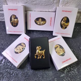 جاسیگاری فلزی طرح برجسته